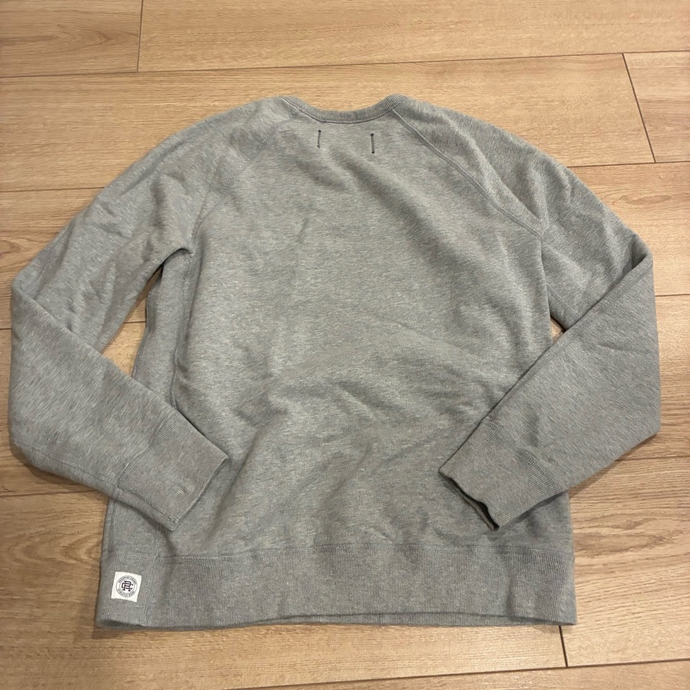 Reigning Champ Men’s Midweight Terry Gym Logo Crewneck Sweatshirt Size M - Picture 6 of 6
